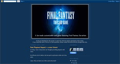 Desktop Screenshot of fftcg.blogspot.com