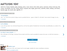 Tablet Screenshot of longlivethenamematthewlyons.blogspot.com