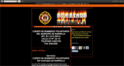 Desktop Screenshot of bomberosmarinilla.blogspot.com