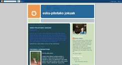 Desktop Screenshot of esku-pilotakojokuak.blogspot.com
