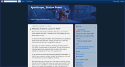 Desktop Screenshot of apanthrope.blogspot.com