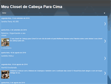 Tablet Screenshot of meuclosetdecabecaparacima.blogspot.com