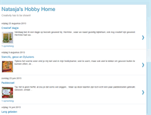 Tablet Screenshot of natasjashobbyhome.blogspot.com