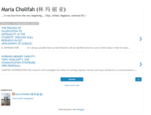 Tablet Screenshot of mariacholifah.blogspot.com