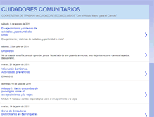 Tablet Screenshot of cuidadorescomunitarios.blogspot.com