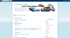 Desktop Screenshot of mobiljualbekas.blogspot.com