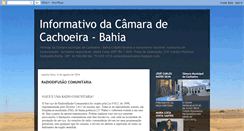 Desktop Screenshot of camaradecachoeira.blogspot.com