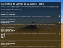 Tablet Screenshot of camaradecachoeira.blogspot.com