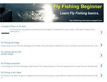 Tablet Screenshot of flyfishing-information.blogspot.com