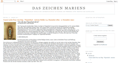 Desktop Screenshot of daszeichenmariens.blogspot.com