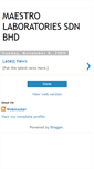 Mobile Screenshot of maestrolaboratories.blogspot.com