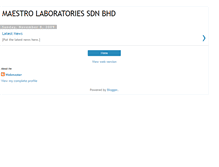 Tablet Screenshot of maestrolaboratories.blogspot.com