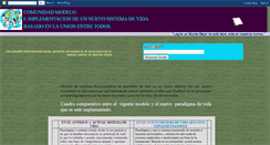 Desktop Screenshot of comunidad-sostenible.blogspot.com