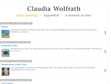 Tablet Screenshot of claudiawolfrath.blogspot.com