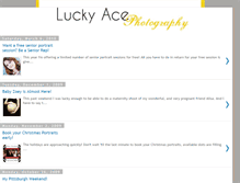 Tablet Screenshot of luckyacephoto1.blogspot.com