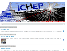 Tablet Screenshot of ichep2010.blogspot.com