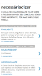 Mobile Screenshot of necessariodizer.blogspot.com