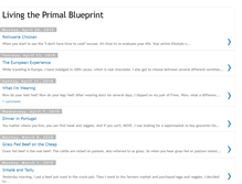 Tablet Screenshot of livingtheprimalblueprint.blogspot.com