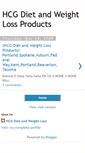 Mobile Screenshot of hcgdietandweightlossproducts.blogspot.com