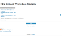 Tablet Screenshot of hcgdietandweightlossproducts.blogspot.com