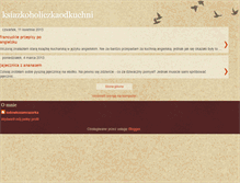 Tablet Screenshot of ksiazkoholiczkaodkuchni.blogspot.com