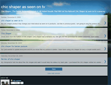 Tablet Screenshot of chicshaper.blogspot.com