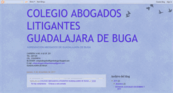 Desktop Screenshot of colegioabogadoslitigantesbuga.blogspot.com
