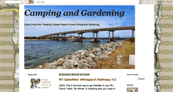 Desktop Screenshot of campingandgardening.blogspot.com