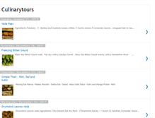 Tablet Screenshot of culinarytours.blogspot.com