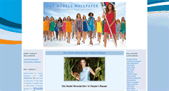 Desktop Screenshot of hotmodelswallpaper.blogspot.com