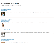 Tablet Screenshot of hotmodelswallpaper.blogspot.com