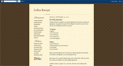 Desktop Screenshot of lollosrecept.blogspot.com