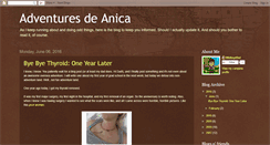 Desktop Screenshot of anicaadventures.blogspot.com