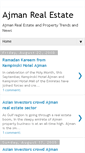 Mobile Screenshot of ajmanrealestate.blogspot.com