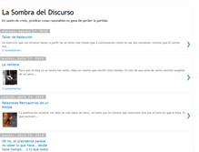 Tablet Screenshot of lasombradeldiscurso.blogspot.com