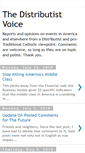 Mobile Screenshot of distributistvoice.blogspot.com