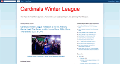 Desktop Screenshot of cardinalswinterleague.blogspot.com