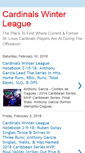Mobile Screenshot of cardinalswinterleague.blogspot.com