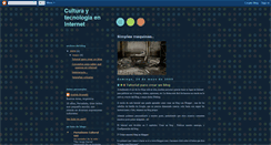 Desktop Screenshot of culturaytecnologaeninternet.blogspot.com