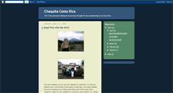 Desktop Screenshot of chaquitacostarica.blogspot.com