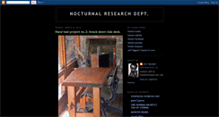 Desktop Screenshot of nocturnalresearch.blogspot.com