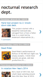 Mobile Screenshot of nocturnalresearch.blogspot.com