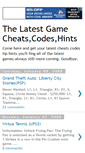 Mobile Screenshot of onlinegamecheats.blogspot.com