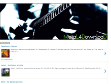 Tablet Screenshot of metal4download.blogspot.com