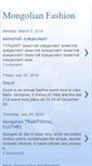 Mobile Screenshot of mongolian-fashion.blogspot.com