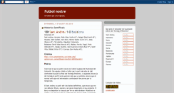 Desktop Screenshot of futbolnostre.blogspot.com