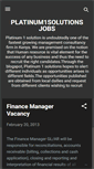 Mobile Screenshot of platinum1solutionsjobs.blogspot.com