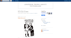 Desktop Screenshot of anotherthingaboutvictorians.blogspot.com