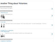 Tablet Screenshot of anotherthingaboutvictorians.blogspot.com