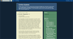 Desktop Screenshot of cortinasystems.blogspot.com